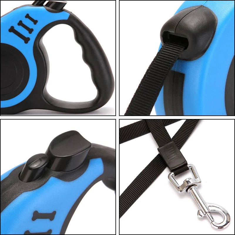Automatic Retractable Pet Dog Leash for Small Dogs Adjustable Puppy Cat Chain Chihuahua Pug Walking Leads Leashes Correa Perro