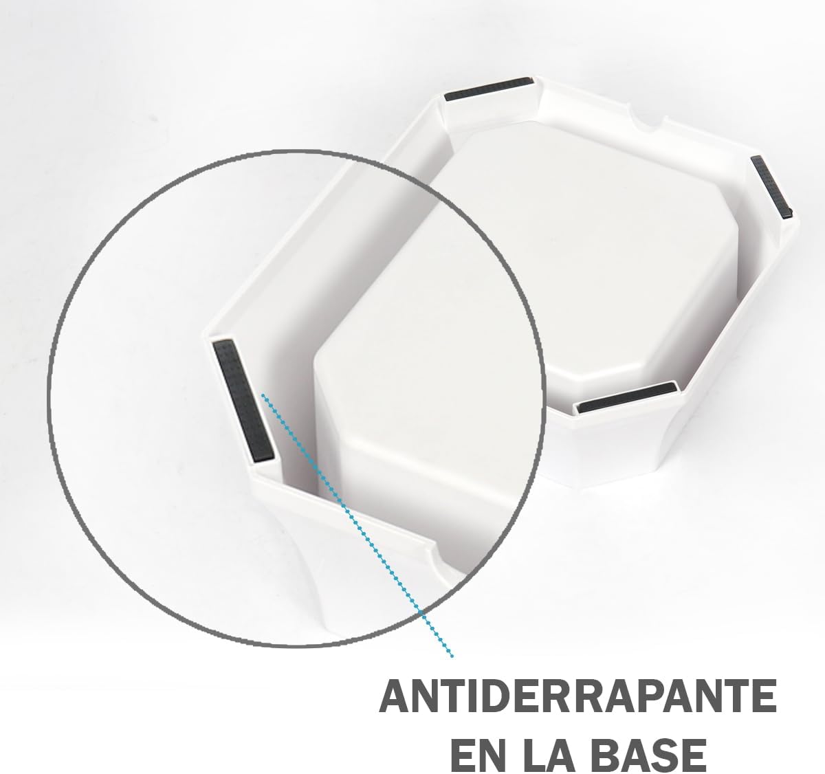 No-spill water bowl for dogs – anti-splash floating disk and non-slip base