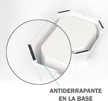 No-spill water bowl for dogs – anti-splash floating disk and non-slip base