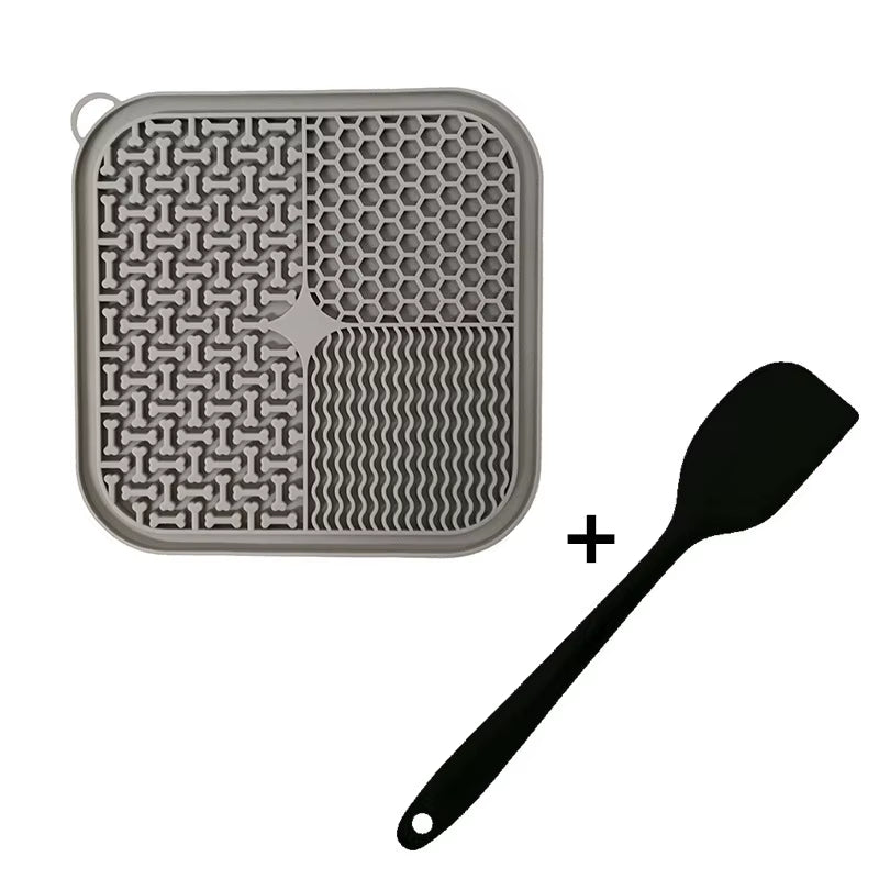 Licking Mat Slow Feeder for Dogs and Cats, Premium Lick Pad with Suction Cups for Dog Anxiety Relief, Slow Feeder Dog Bowls